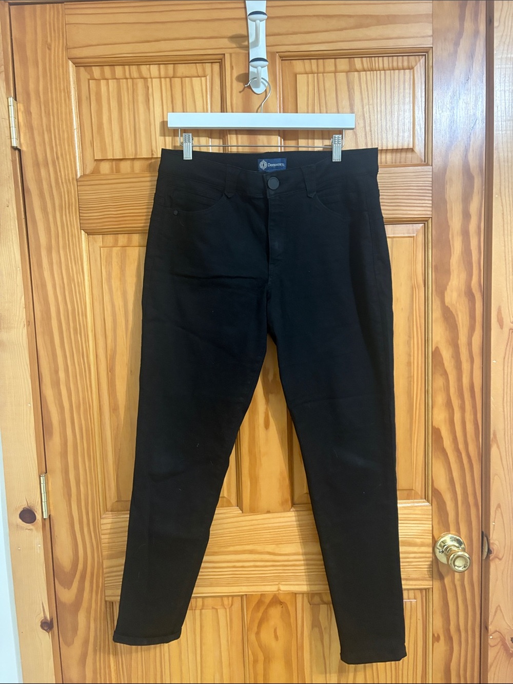 Democracy Size 14 Black High-Rise Skinny Jeans